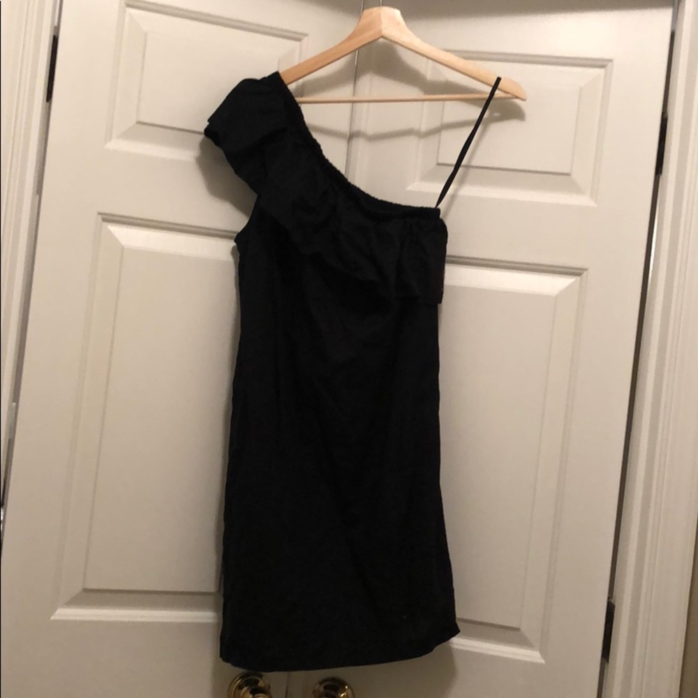 J.Crew Small One Shoulder Black Dress 👗
